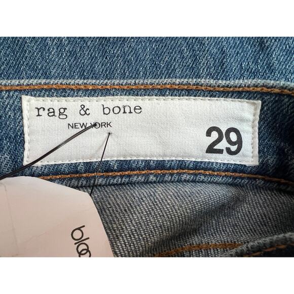 RAG & BONE JEANS WOMENS SIZE 29 PEYTON MID-RISE BOOTCUT LEG HUNTLEY BLUE NEW - Picture 4 of 13